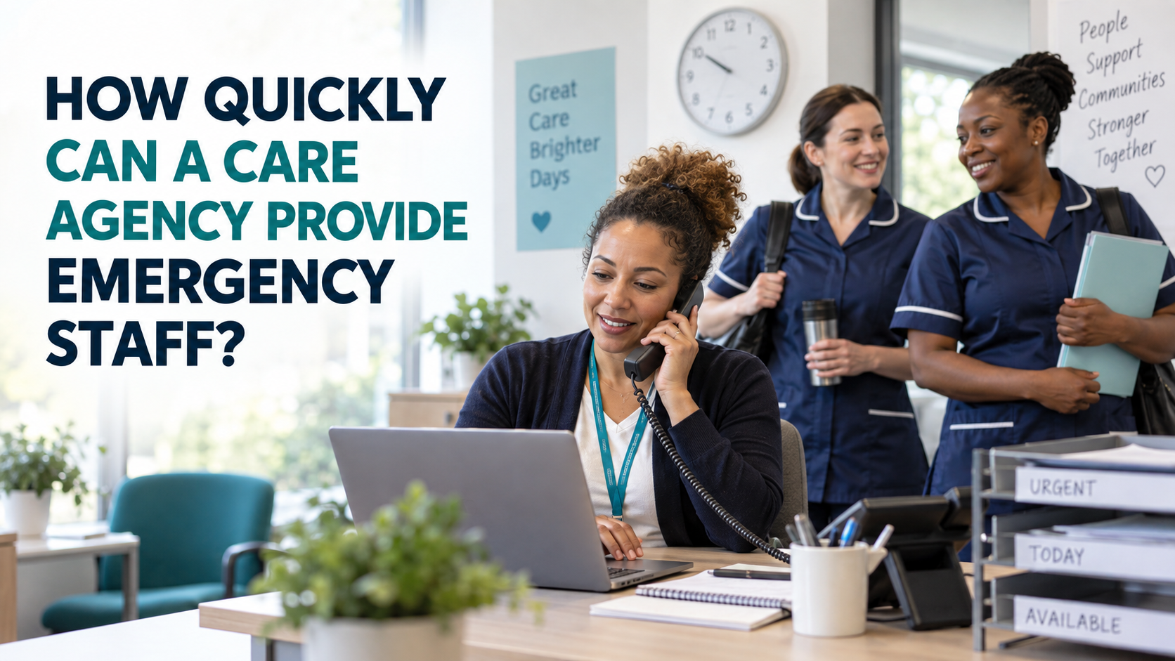How Quickly Can a Care Agency Provide Emergency Staff?